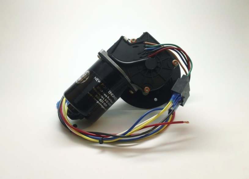 1960-66 Chevrolet GMC Truck Windshield Wiper Motor-(Replaces Original Motor that Fits Flat with Firewall)