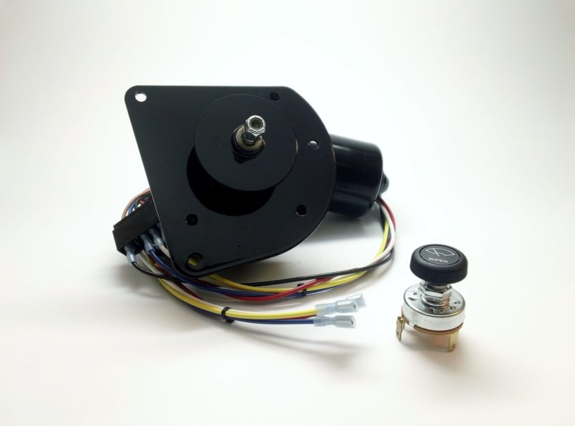 1960-66 Chevrolet GMC Truck Windshield Wiper Motor-(Replaces Original Motor that Points Toward Seat)