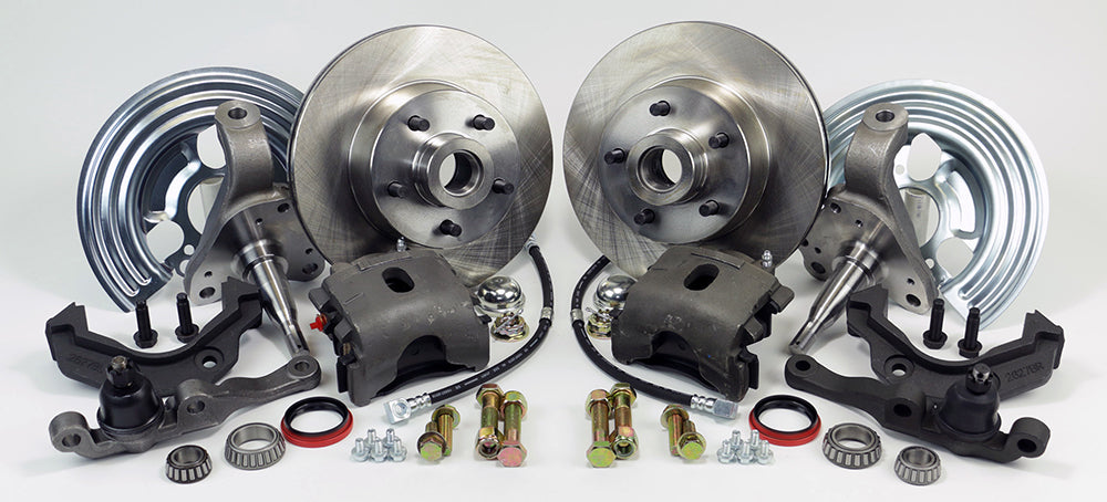 1962-72 MOPAR B-BODY, 70-72 MOPAR E-BODY Legend Series Front Disc Brake Kit Front Wheel Kit