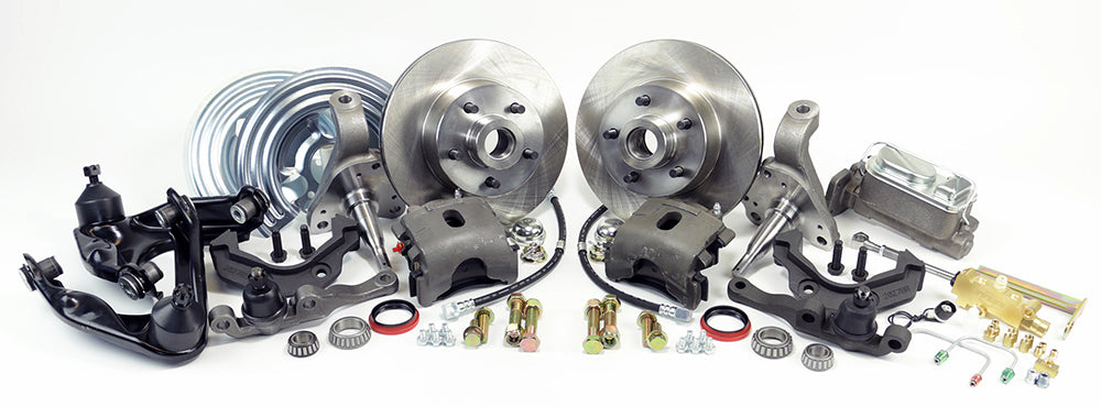 1960-76 MOPAR A-BODY (w/5 x 4 1/2" Bolt Circle) Legend Series Front Disc Brake Kit Manual Brake Kit