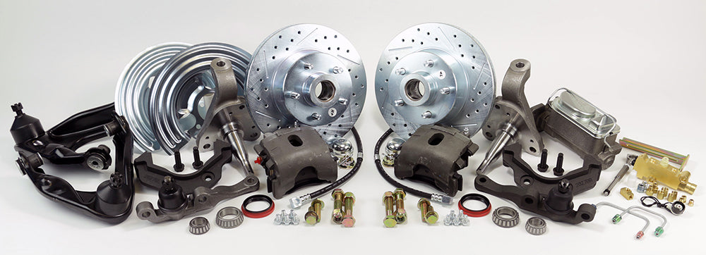 1960-76 MOPAR A-BODY (w/5 x 4 1/2" Bolt Circle) Legend Series HP Front Disc Brake Kit Manual Brake Kit