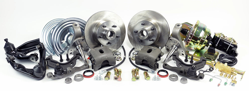 1960-76 MOPAR A-BODY (w/5 x 4 1/2" Bolt Circle) Legend Series Front Disc Brake Kit Power Brake Kit