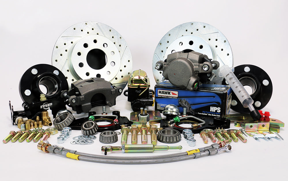 1954-56 Ford and Mercury Full-size Legend HP Series Front Disc Brake Kit and Manual Brake Kit