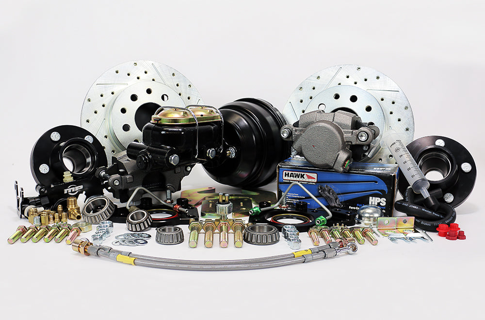 1954-56 Ford and Mercury Full-size Car Legend HP Series Front Disc Brake Kit with Power Brake Conversion Kit