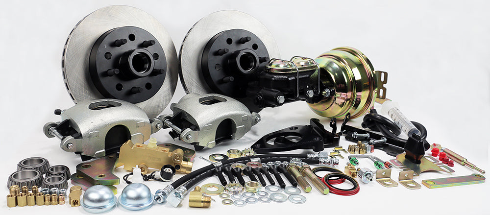 1957-69 FULL-SIZE FORD & FULL-SIZE MERCURYURY (w/5 x 4.5" & 5 x 4.75" Bolt Circle) Legend Series Front Disc Brake Kit - V2.0 Power Brake Kit