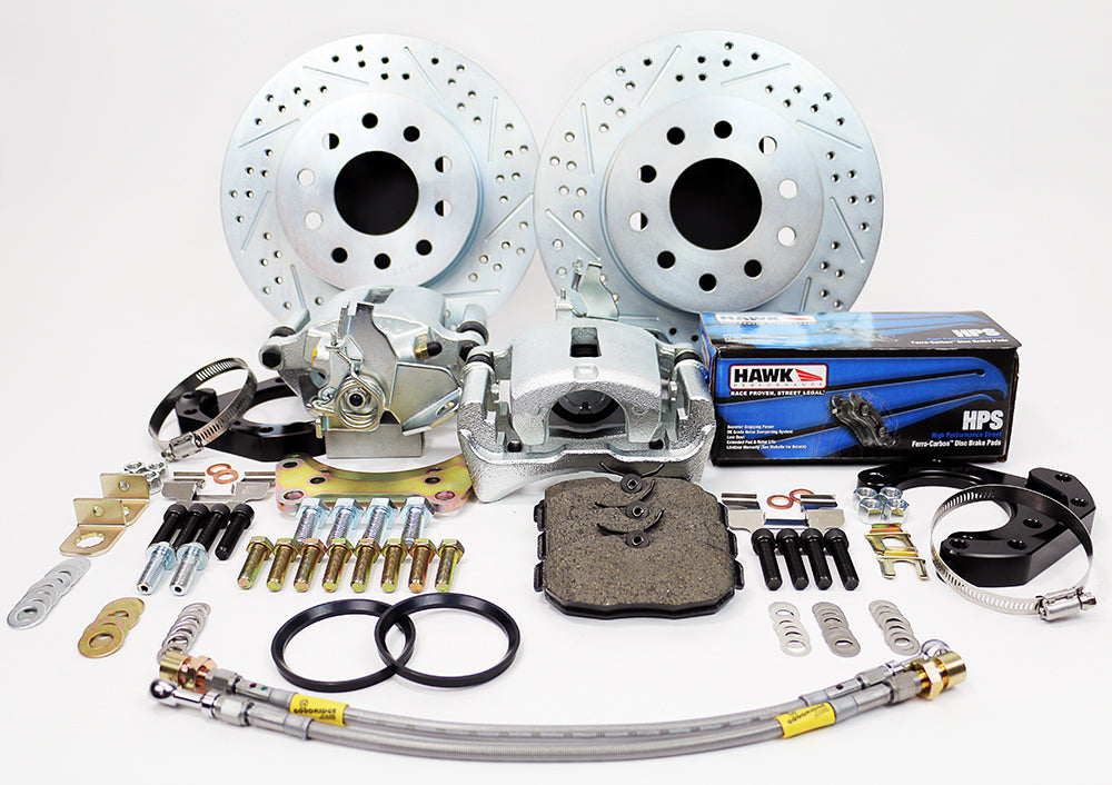 FORD 9" REAR DISC BRAKE CONVERSION KIT (Small Bearing Flange) Legend Series HP Rear Disc Brake Kit Rear Wheel Kit