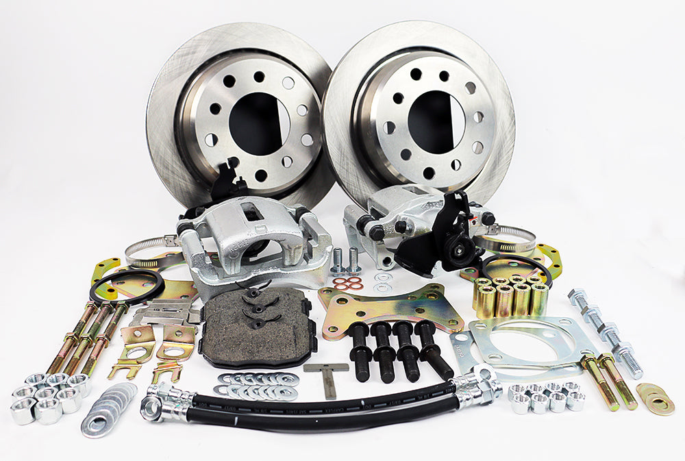 1957-86 FORD F100 & F150 PICK UP (w/ 1/2" Flange Bolts on Rear Axle) Legend Series Rear Disc Brake Kit Rear Wheel Kit