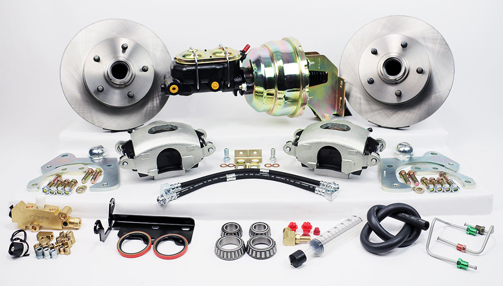 1959-64 CHEVROLET FULL SIZE IMPALA, BEL AIR, BISCAYNE Legend Series Front Disc Brake Kit Power Brake Kit