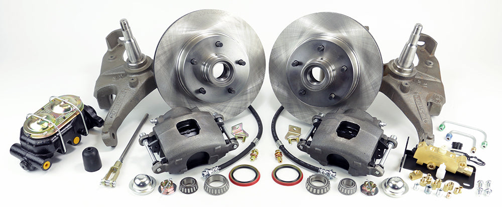 1963-70 CHEVROLET & GMC 1/2 TON P/UP - 5 LUG 2WD (Includes dropped spindles) Legend Series Front Disc Brake Kit Manual Brake Kit