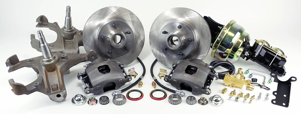 1963-70 CHEVROLET & GMC 1/2 TON P/UP - 5 LUG 2WD Legend Series Front Disc Brake Kit Power Brake Kit