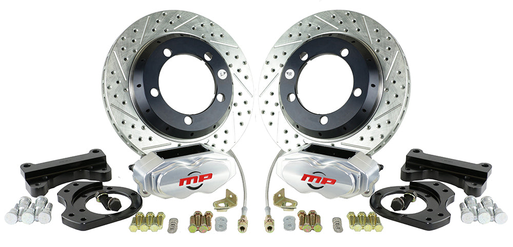 1966-75 FORD BRONCO (w/OE Drum Brakes) Rallye Series Front Disc Brake Kit Front Wheel Kit