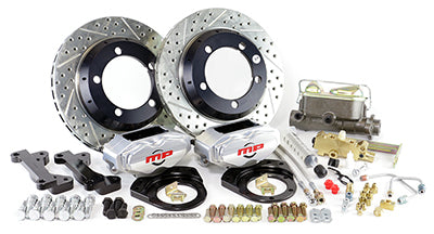 1966-75 FORD BRONCO (w/OE Drum Brakes) Rallye Series Front Disc Brake Kit Manual Brake Kit