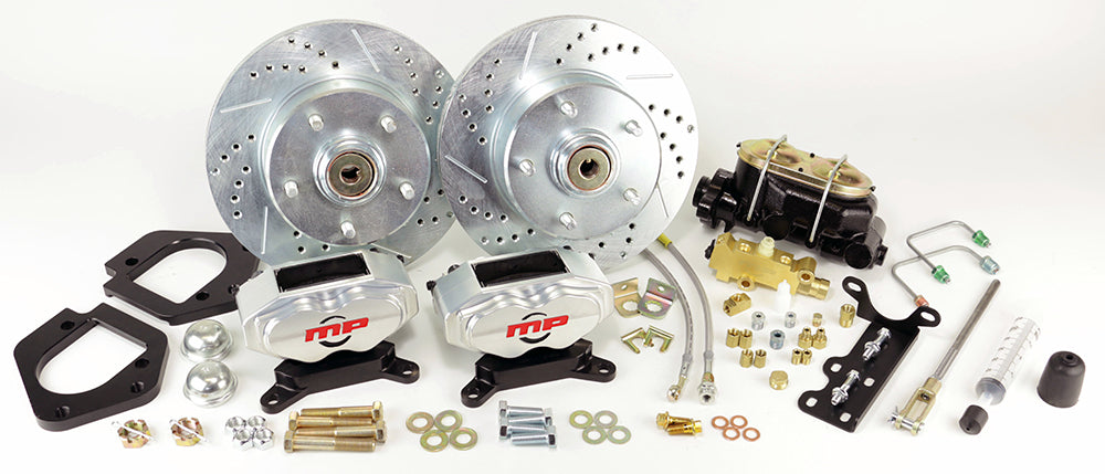 1964-72 GM A-BODY, 67-69 GM F-BODY, 68-74 GM X-BODY Rallye Series Front Disc Brake Kit Manual Brake Kit