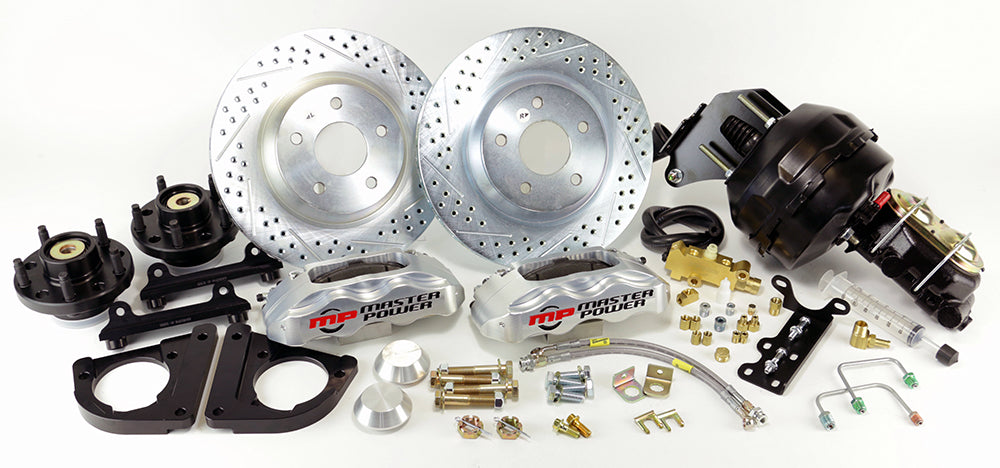 1964-72 GM A-BODY, 67-69 GM F-BODY, 68-74 GM X-BODY Pro Driver Front Disc Brake Kit Power Brake Kit