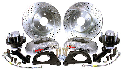 1964-72 GM A-BODY, 67-69 GM F-BODY, 68-74 GM X-BODY Pro Driver Front Disc Brake Kit Front Wheel Kit