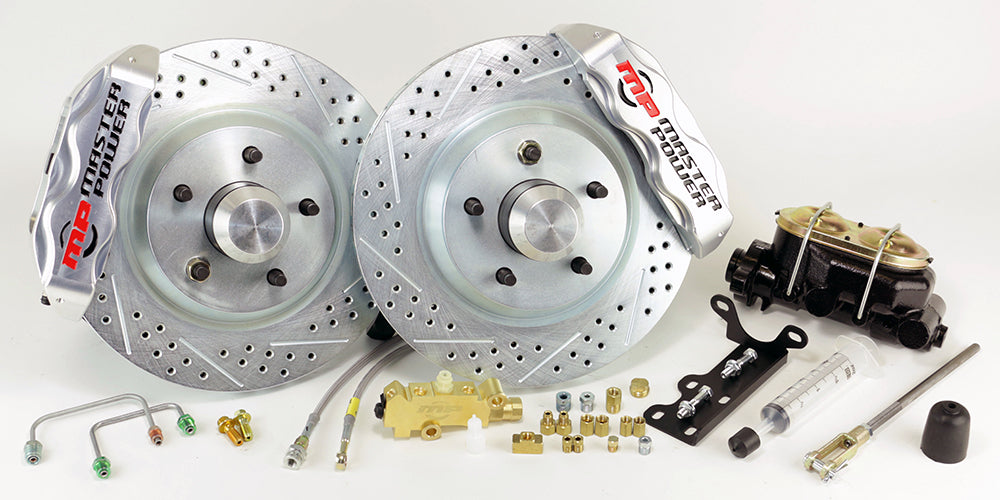 1973-77 GM A-BODY, 70-81 GM F-BODY (Includes & assembled on OE stock height spindles) Pro Driver Front Disc Brake Kit Manual Brake Kit