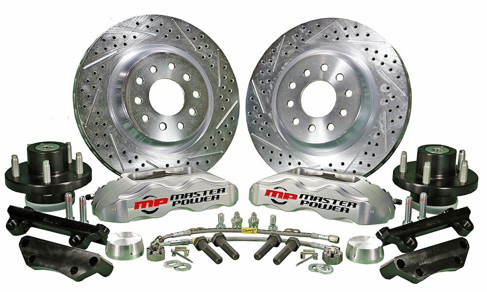 1970-72 MOPAR E-BODY (w/OE Disc Brakes & OE Power Brakes) Pro Driver Front Disc Brake Kit Power Brake Kit