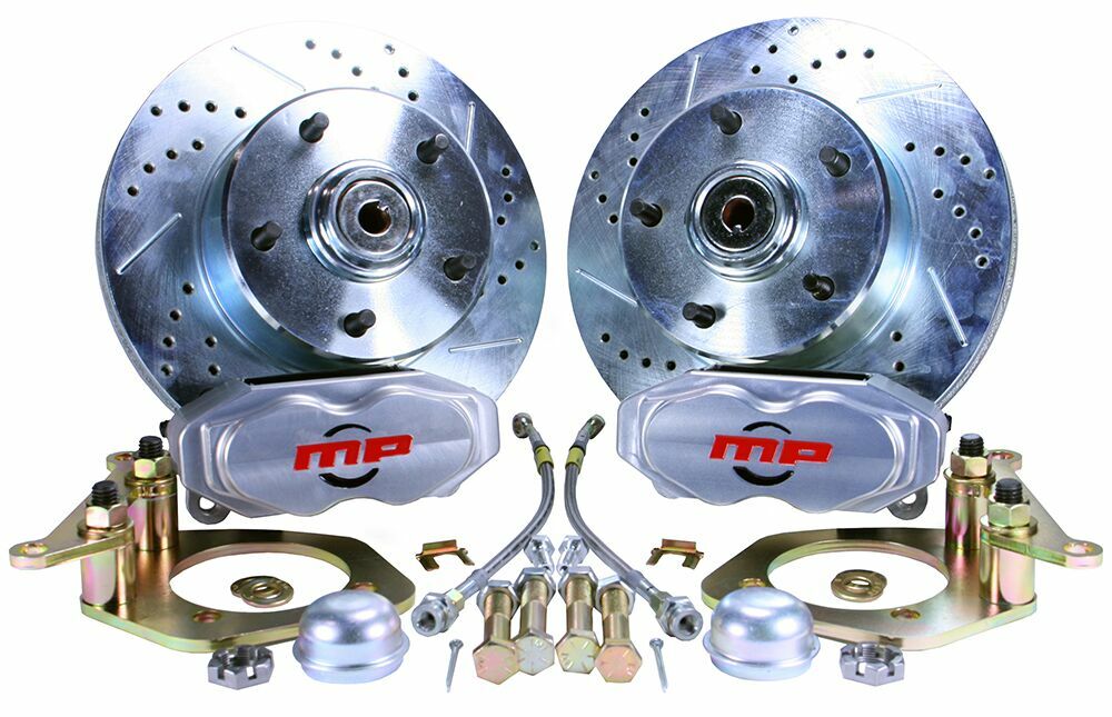 1955-68 Chevy Full-size Passenger Car Rallye Series Front Disc Brake Kit