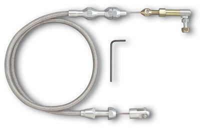 Lokar Throttle Cable for Universal Carburetor Hook Up