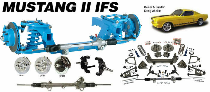 1967-70 Mercury Cougar Heidts Mustang II Front Suspension (Coyote and Modular Engines)