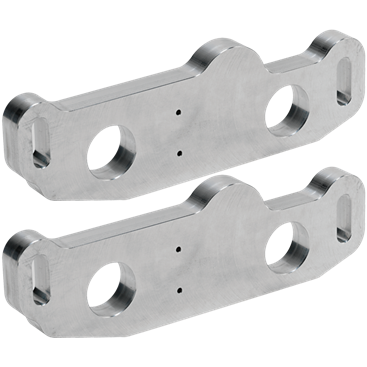 Billet Specialties 1966-67 Nova Hood Hinge Spacers, (Pair)