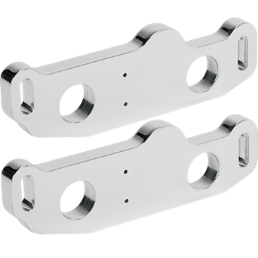 Billet Specialties 1966-67 Nova Hood Hinge Spacers, (Pair)