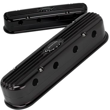 Billet Aluminum LS3 Chevrolet Modular Valve Cover, Coil Ribbed, (Pair)