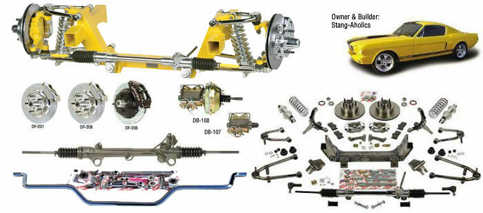1964-70 Ford Mustang Superide Front Suspension (For Coyote, and Modular Engines)