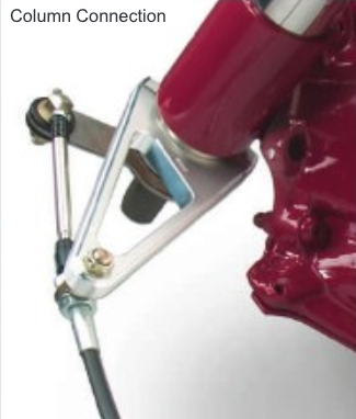 Lokar ACA-1805 2.25" Aftermarket GM Column Shift Linkage Kit, GM TH350, TH400, 700-R4, TH200, TH200, 200-4R, 4L60, 4L80E