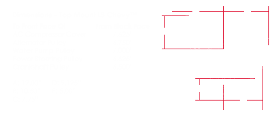 Billet Specialties Black Anodized LS Tru Trac with Natural Finish Accessories