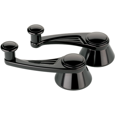 Billet Specialties Ball Milled Style Vent Crank, (Pair)