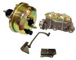 Pete and Jakes 1940-48 Chevy Brake Booster Assembly w/Pedal and Bracket