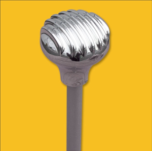 OTB Gear Finned Polished Aluminum Shift Knob