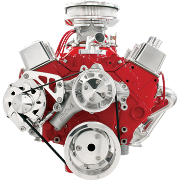 Billet Specialties Small Block Chevy Mid Mount - Alternator Kit Only, Polished or Black