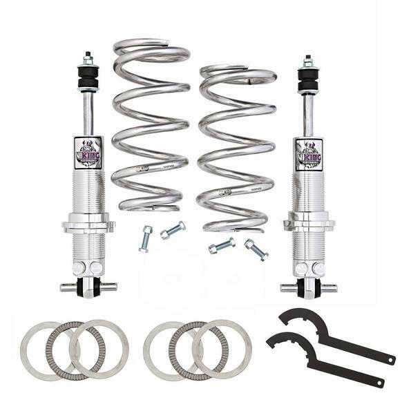 1975-1980 Chevy Monza Viking Double Adjustable Front Coil Over Kit for Standard Ride Height Factory-1.5" Drop
