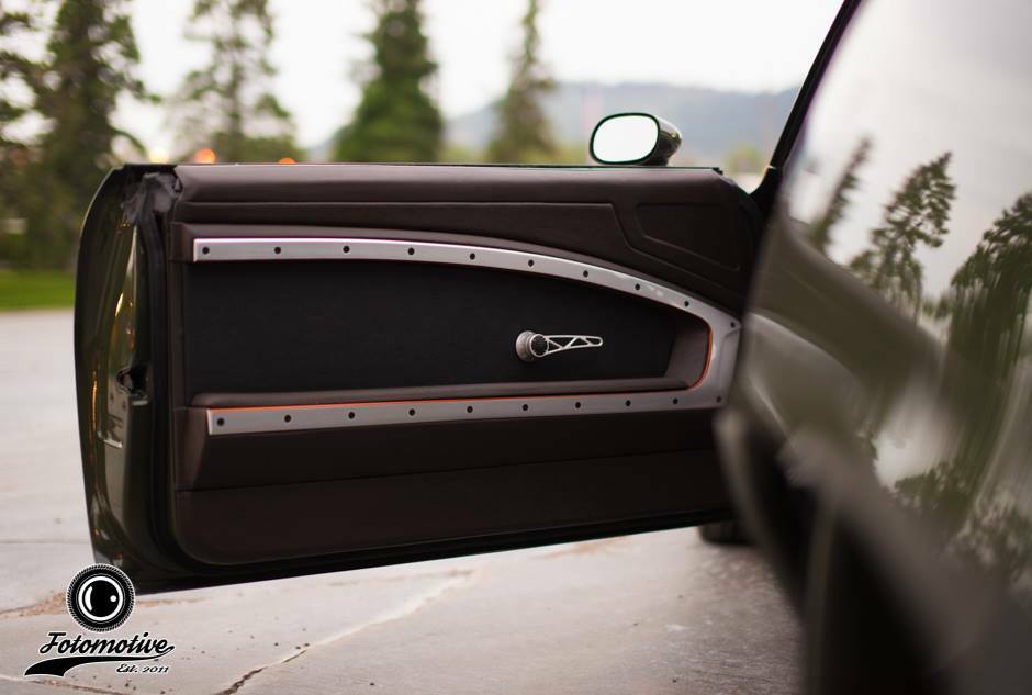 Clayton Machine Works Grey Powder Coat Billet Door Handles (Truss-Style)