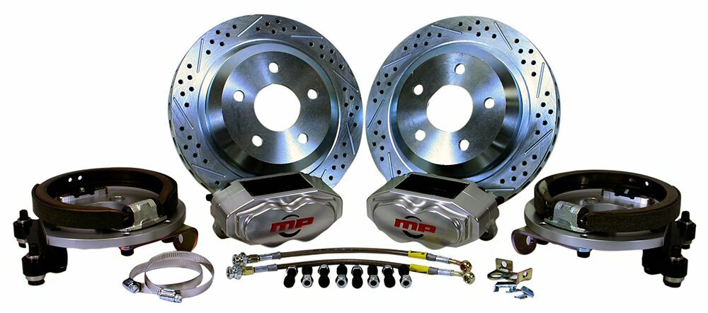 1965-68 CHEVROLET FULL SIZE PASSENGER CAR (w/Stock rear axle) Pro Driver Rear Disc Brake Kit Rear Wheel Kit