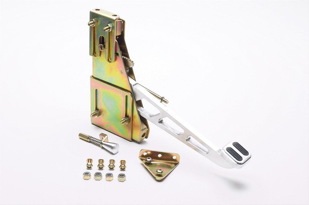 Lokar Under-The-Dash Foot Operated Emergency Brake- Windowed Arm