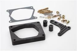 Lokar Billet Aluminum Throttle/Kickdown Bracket & Spacer Kit For Edelbrock Pro-Flo Fuel Injection Throttle, Kickdown, and Cruise Control Bracket w/ Spring Return Kit