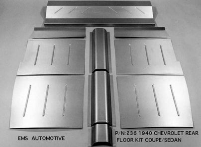 1940 Chevy Sedan and Coupe Rear Floor Kit
