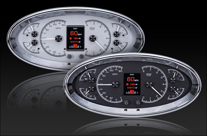 Dakota Digital Universal 5.75" x 12" Elliptical Analog HDX Instrument