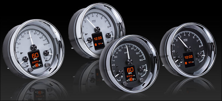 Dakota Digital Universal Dual 5.4" Round, Analog HDX Gauges