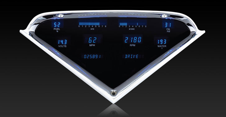 1955-59 Chevy Pickup VFD3 Digital Instrument System