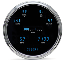 Dakota Digital Universal Single 6-3/4" Round VFD3 Gauge