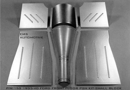 1935-40 Ford Front Floor Pans (Small Block Set Back Firewall)