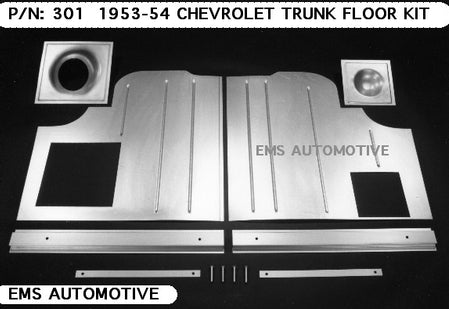 1953-54 Chevrolet Trunk Floor Kit