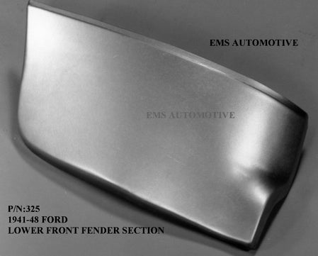 1941-48 Ford Car Front Fender Lower Repair Panel