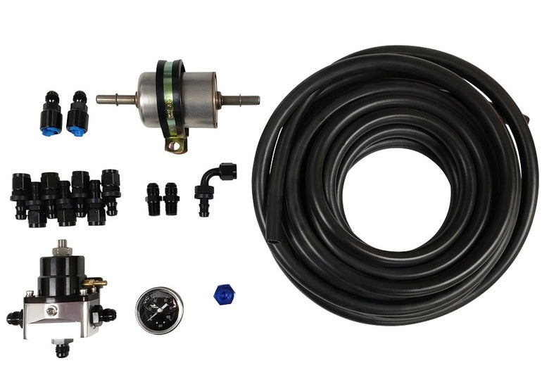 Tanks Inc. EFI Fuel Line Kit w/ Bypass Regulator and Gauge
