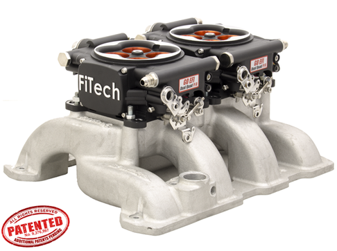 FiTech Go EFI 2x4 1200 HP Power Adder System-Matte Black