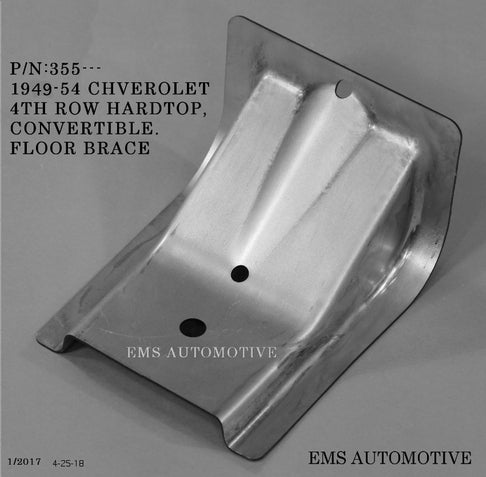 1949-54 Chevy Hardtop, and Convertible 4th Row Floor Brace
